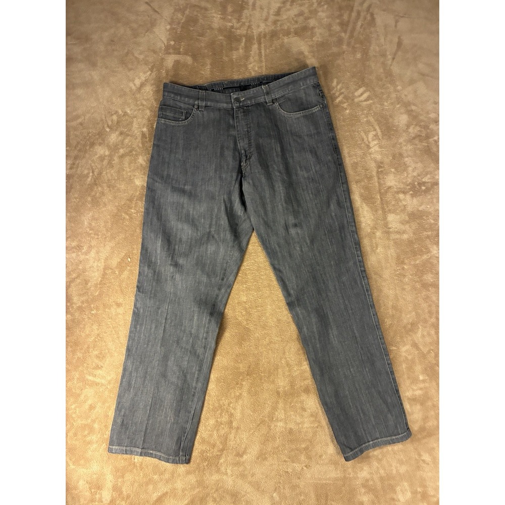 Ermenegildo Zegna Men's Jeans Size 36* Gray Gambrel Style Italy Luxury Cotton
